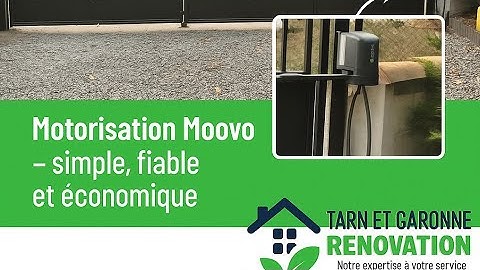 Motorisation Moovo : présentation et configuration simple