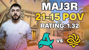 MAJ3R 21-15 vs Legacy | PGL Bucharest 2025 | Mirage POV