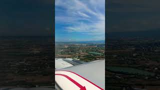 Timelapse : landing to Taiwan Taoyuan airport