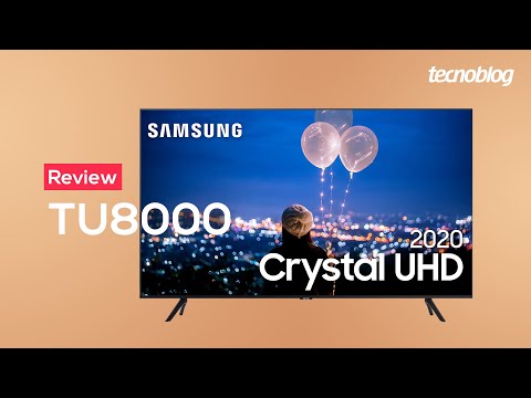 TV 4K Samsung TU8000 Crystal UHD - Review Tecnoblog - YouTube