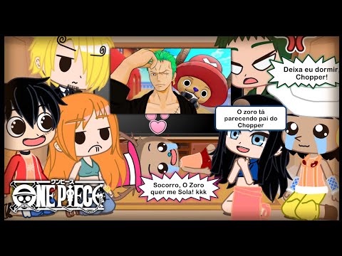 Mugiwaras React - Chopper Perturbando o zoro 😜 no One piece VR