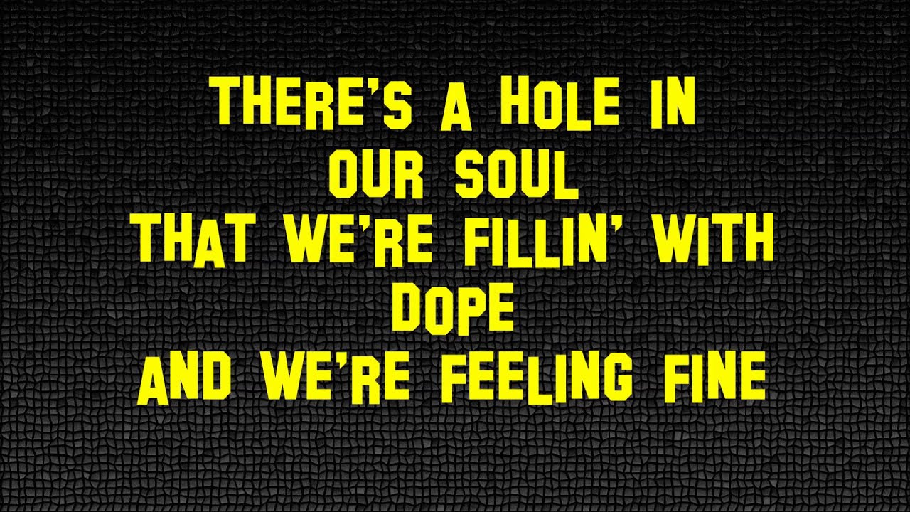 Marilyn Manson - I Don't Like The Drugs (But The Drugs Like Me) Lyrics