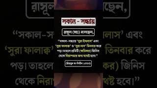 ক্ষতি থেকে বাঁচতে সকাল সন্ধার অজিফা। shorts