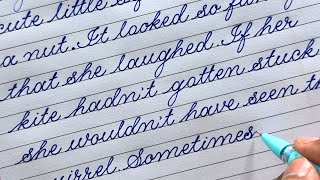 I Wrote the Most Satisfying Cursive Handwriting!