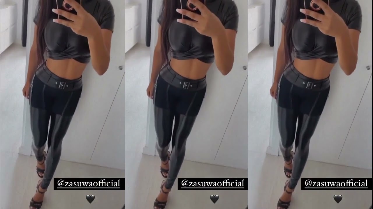 ZASUWA SPORTSWEAR TRY-ON HAUL- Faux Leather Collection 