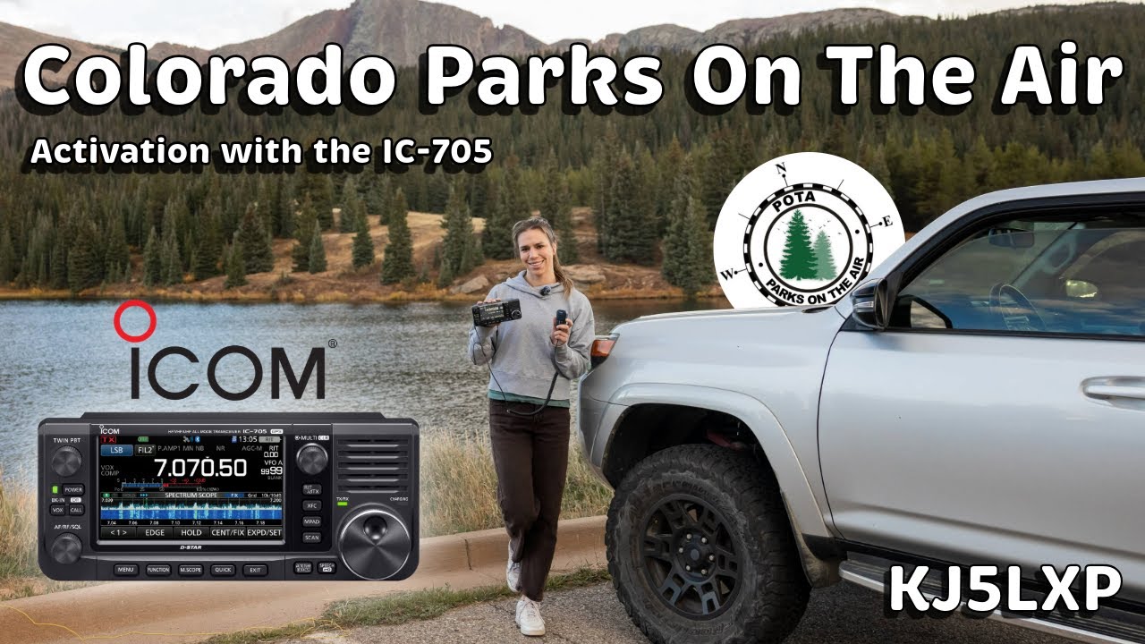 Полевые испытания ICOM IC-705 | Моя первая активация QRP POTA в Колорадо