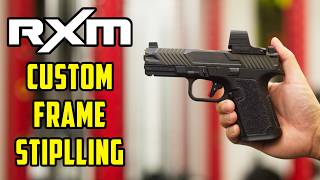 Ruger RXM Custom Frame Stippling