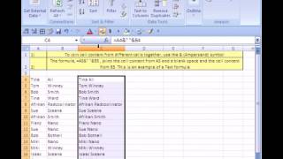 09 Excel Magic Trick # 9  Join 2 Cells into 1