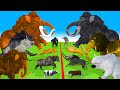 Prehistoric Mammals vs ARK Prehistoric Animals vs Dinosaur vs Woolly Mammoth Animal Epic Battle