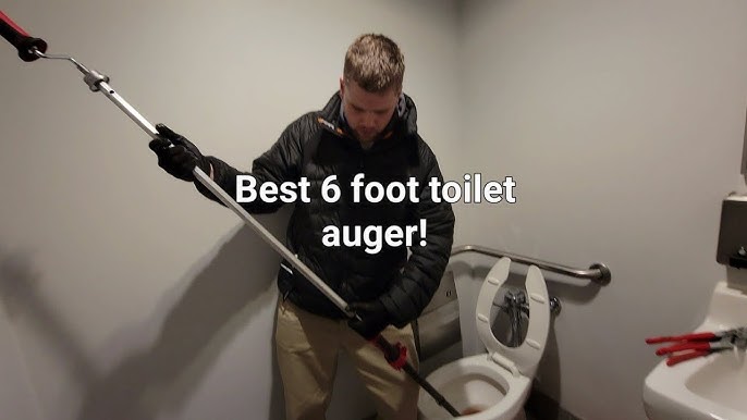 How to Use RIDGID K-6P Toilet Auger 