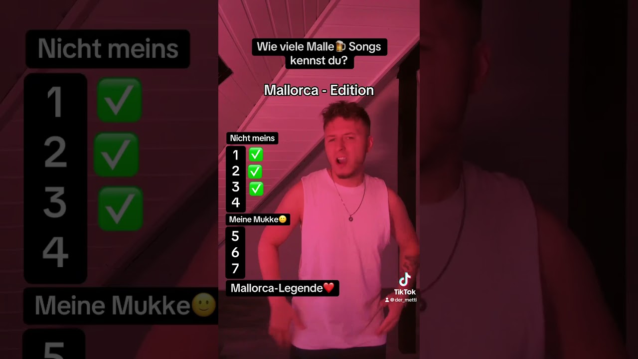 Wie viele MALLE Songs kennst du?🍺🍻 