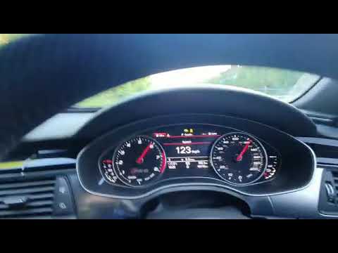 Audi RS6 200 MPH | UK Motorway Speed