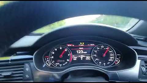 Audi RS6 200 MPH | UK Motorway Speed