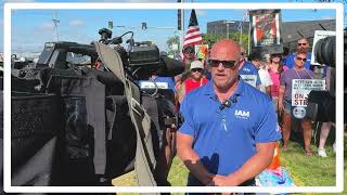 IP Bryant, IAM International Leaders Visit Picket Line in St.Louis