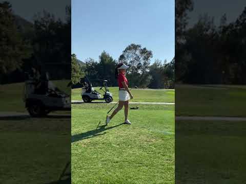 Aimee&amp;#39;s effortless driver golf <strong>swing</strong> <strong>face</strong> on #Shorts