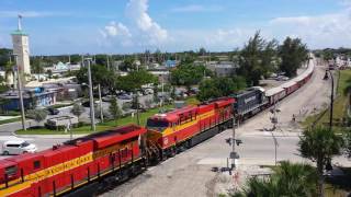 FEC Train 202 #1901 @ the Dixie Overpass