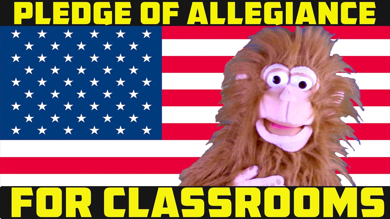 PLEDGE OF ALLEGIANCE FOR CHILDREN | preschool, homeschooling, kindergarten, grade school - YouTube