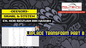 Laplace Transform in LTI Part B