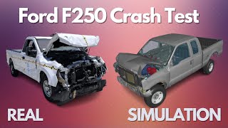 Ford F250 Crash Test Simulation | LS DYNA