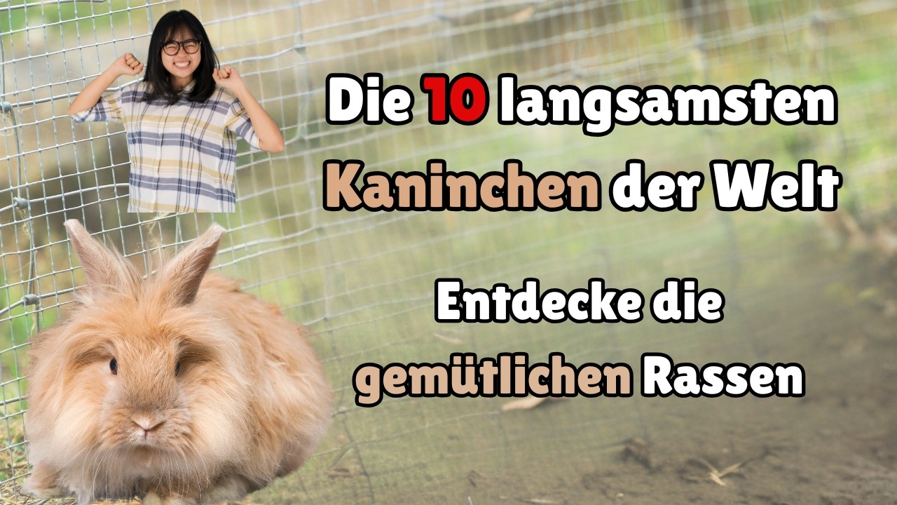 Die 10 langsamsten Kaninchen der Welt – Ruhige und gemütliche Rassen! 🐰🐢