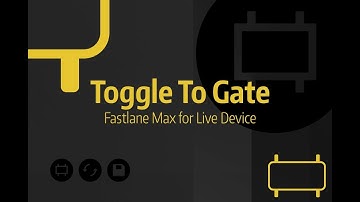 Ableton Live Tutorial - Toggle To Gate (Max for Live device)