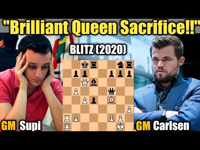 brilliant move by grand master luis Paulo Supi against world chess
