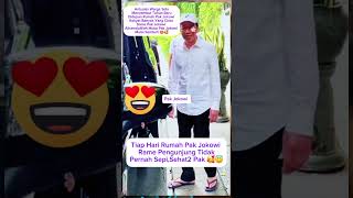Warga Solo Tahun Baruan Dirumah Pak Jokowi 😍😇 #shortsvideo #shorts #jokowi #president