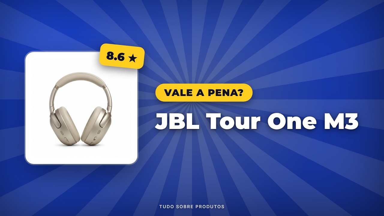 Capa: JBL Tour One M3: A análise COMPLETA para 2026! Vale a pena?