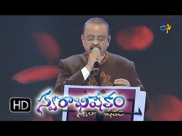 Chilaka E Thodu Leka Song   SP Balasubrahmanyam Performance in ETV Swarabhishekam   1st Nov 2015 class=