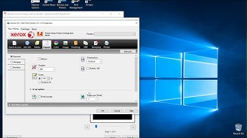 Making a booklet with a printed cover on a Xerox Versant 180