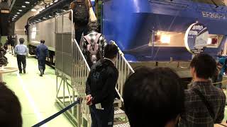 EF200-2号機運転台と機械室公開