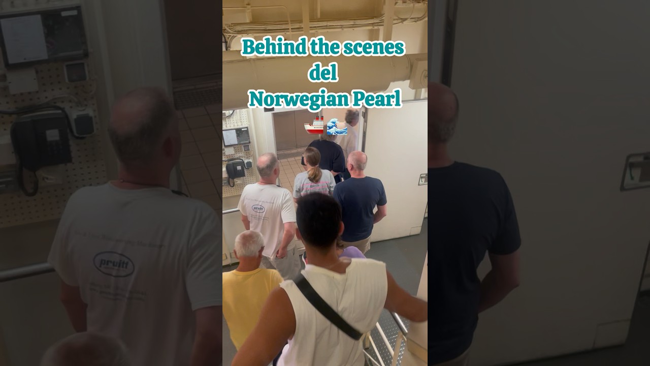 Экскурсия за кулисы Norwegian Pearl 