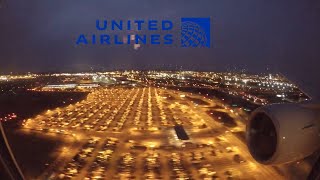 Beautiful 777 Night Landing! - United Airlines 777-200 Approach & Landing into Newark EWR