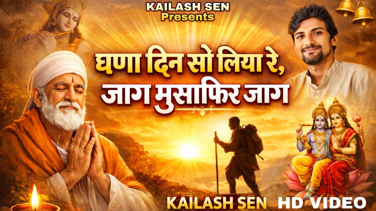 #video - Ghanan Din So Liyo Re | लोक भजन | Chetawani Bhajan | Rajasthani Lok Bhajan | Kailash Sen