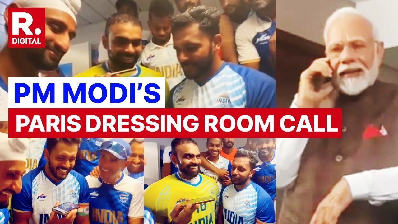 PM Modi's Call With Indian Hockey Team After Olympic Bronze Medal