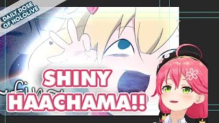Miko cant stop laughing when making Haachama thumbnail