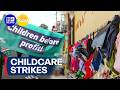 Thousands of childcare workers prepare to strike | 9 News Australia