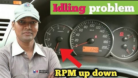 Engine idling problem । Engine RPM problem Maruti suzuki swift