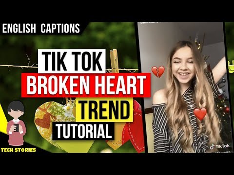 New Trend on Tik Tok Broken Heart Challenge Android Tutorial @TechStories