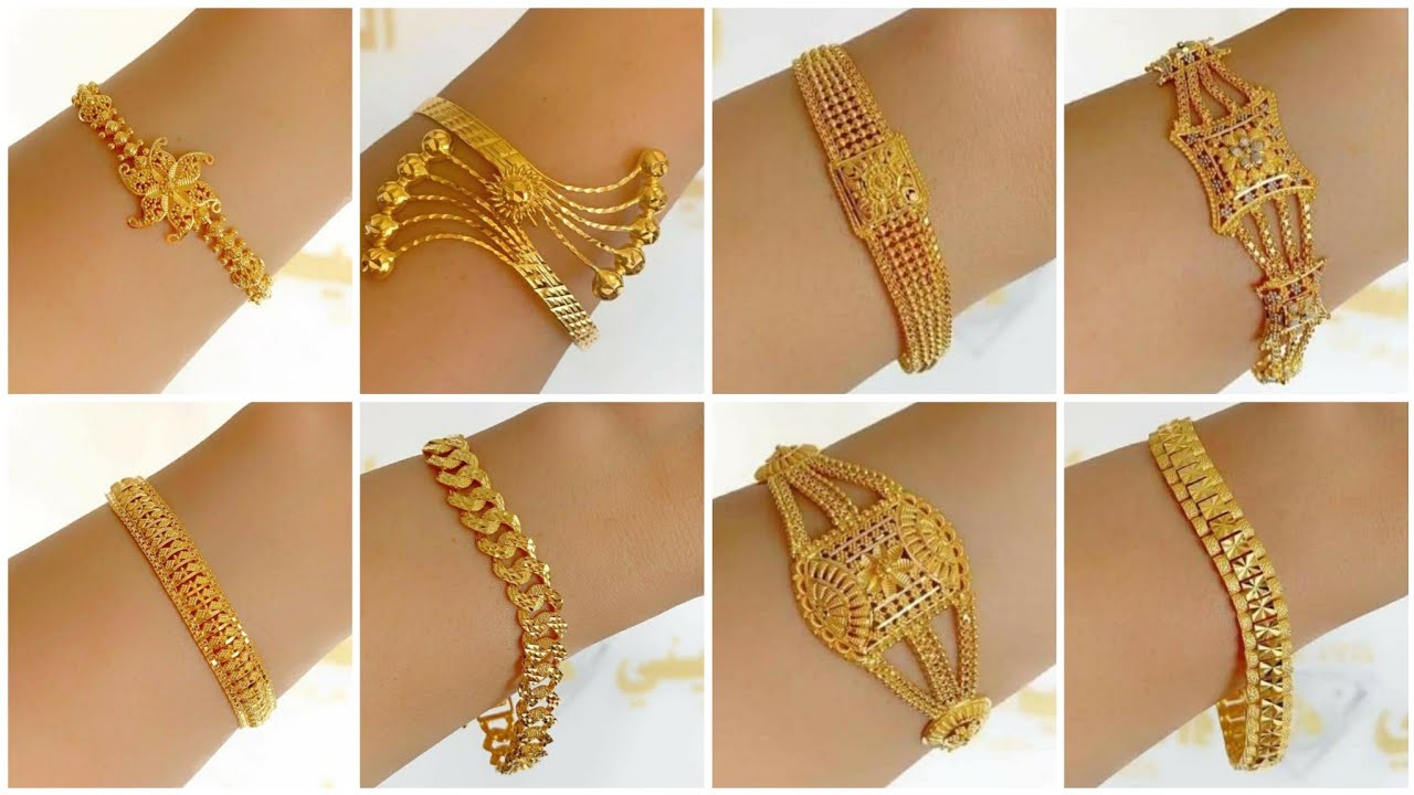 New Ladies Gold Bracelet Designs 2023 #gold #goldbraceletdesigns - YouTube