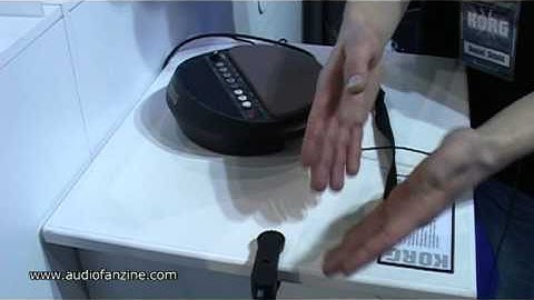 KORG WAVEDRUM MINI video demo [Musikmesse 2011]