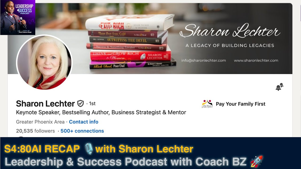 S4:E80AI RECAP LIVE with Sharon Lechter (Multi Tracks Audio)