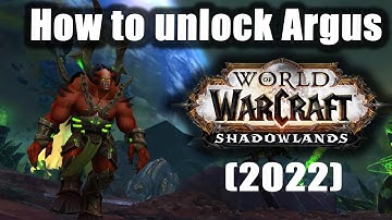 How to unlock ARGUS: for alts (Seems to NOT work in War Within!)