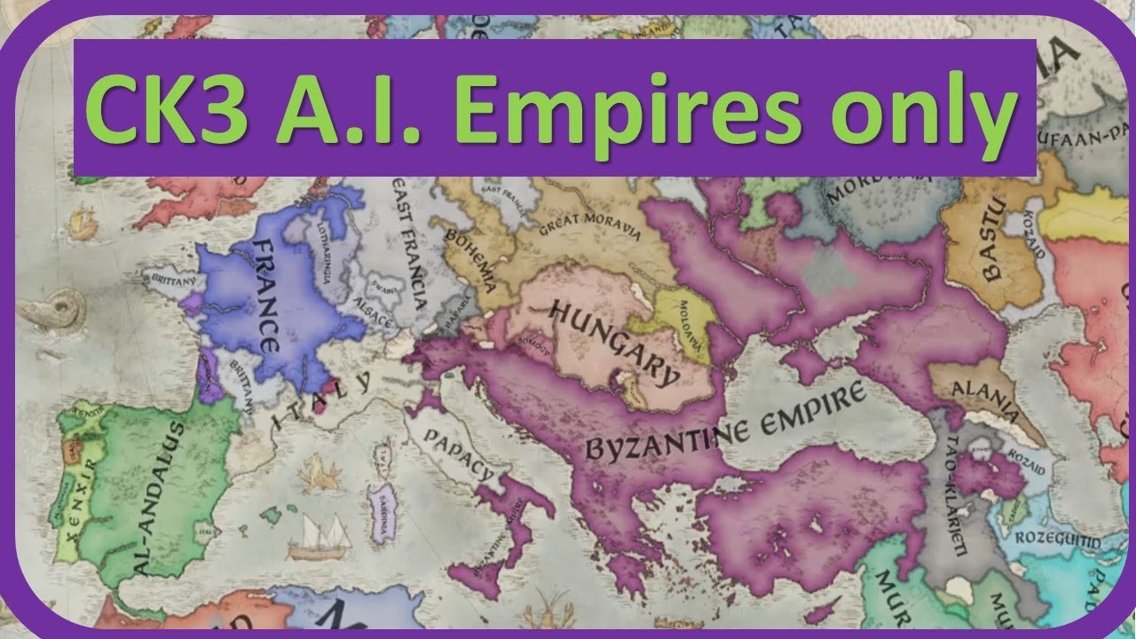 CK3 Timelapse AI Empires only YouTube