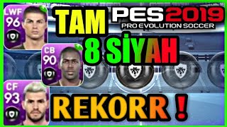 OHAA REKOR ! 8 SİYAH TOP ÇIKTI ŞİMŞEKLER DURMADI ! PES 19 MOBİLE