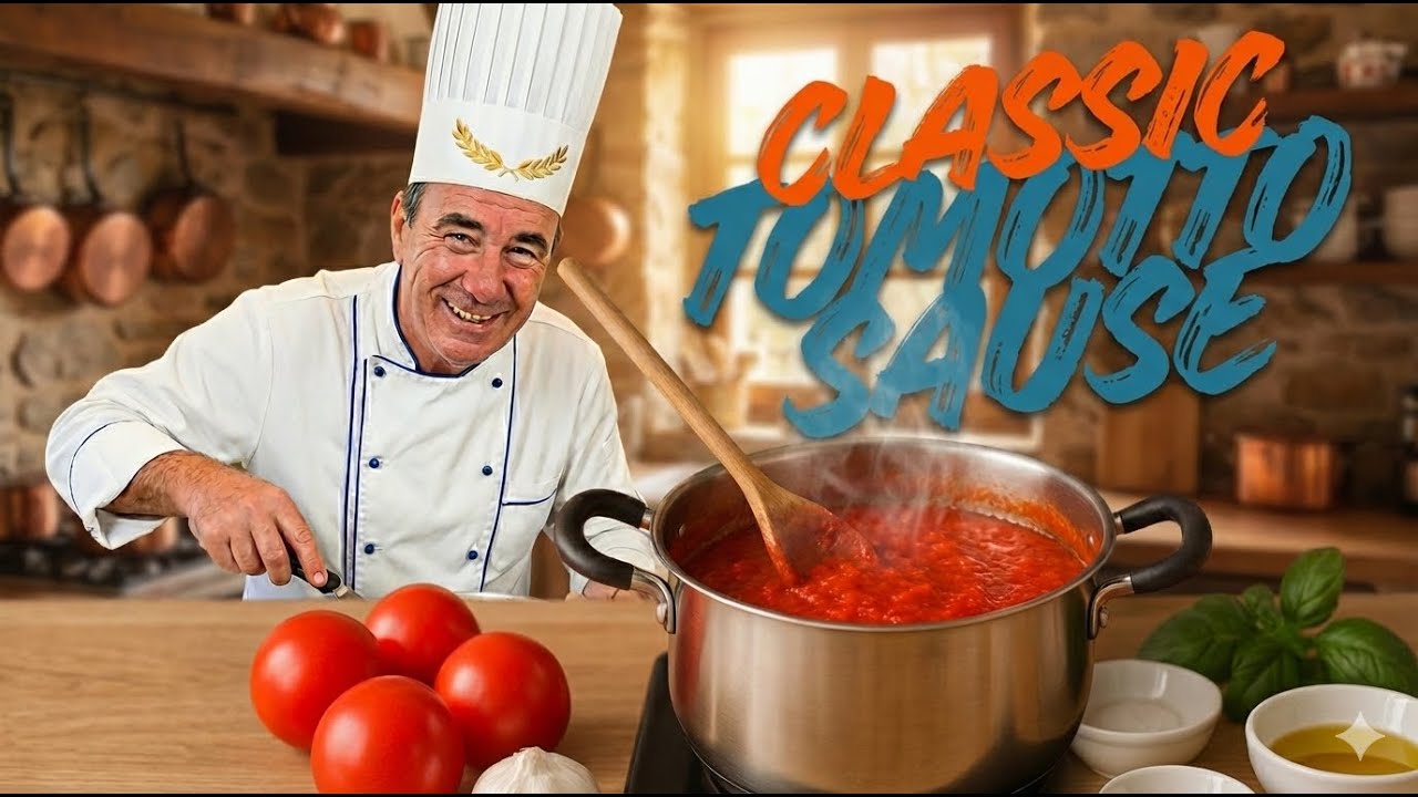 Classic Tomato Sauce Recipe – The Secret Base for So Many Dishes! 🍅