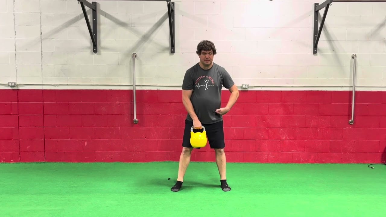 KB Single Arm Rotational Pendulum Swings