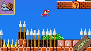 Pixnail:Super Mario When all blocks have Arrows