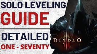 Solo Leveling Guide 1-70 | Detailed - Diablo 3