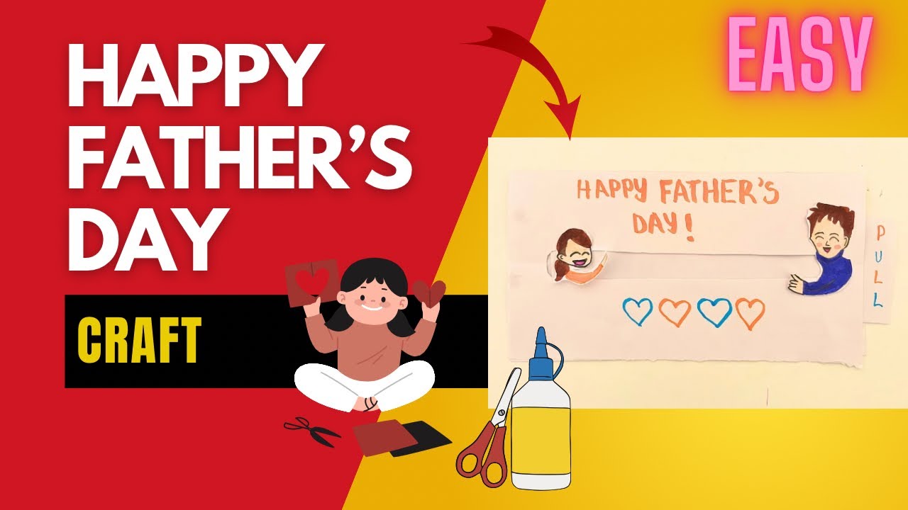 Last Minute Father's Day Card Idea | Happy Fathers Day Gift | Fathers Day Craft Ideas 2024 